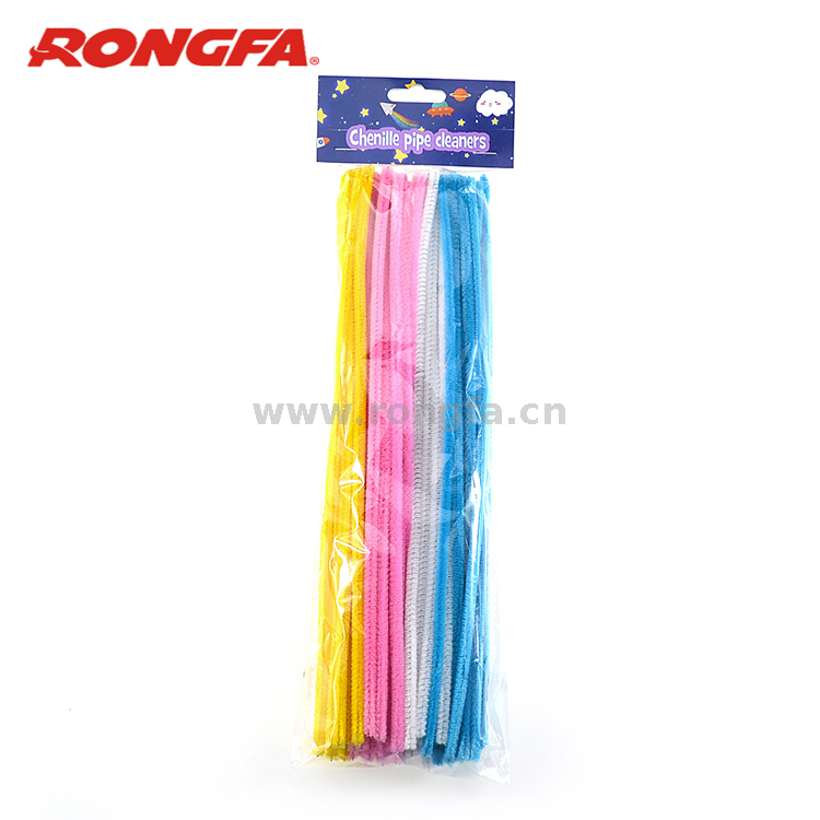 Colorful Pipe Cleaners Chenille Stems 4 Colors Assorted 100pcs