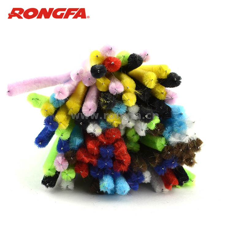 Colorful Pipe Cleaners Chenille Stems 6 Colors Assorted 100pcs