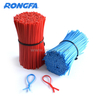 Pre cut Color plastic twist ties