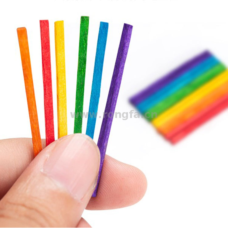Colorful Mini Wooden Sticks 