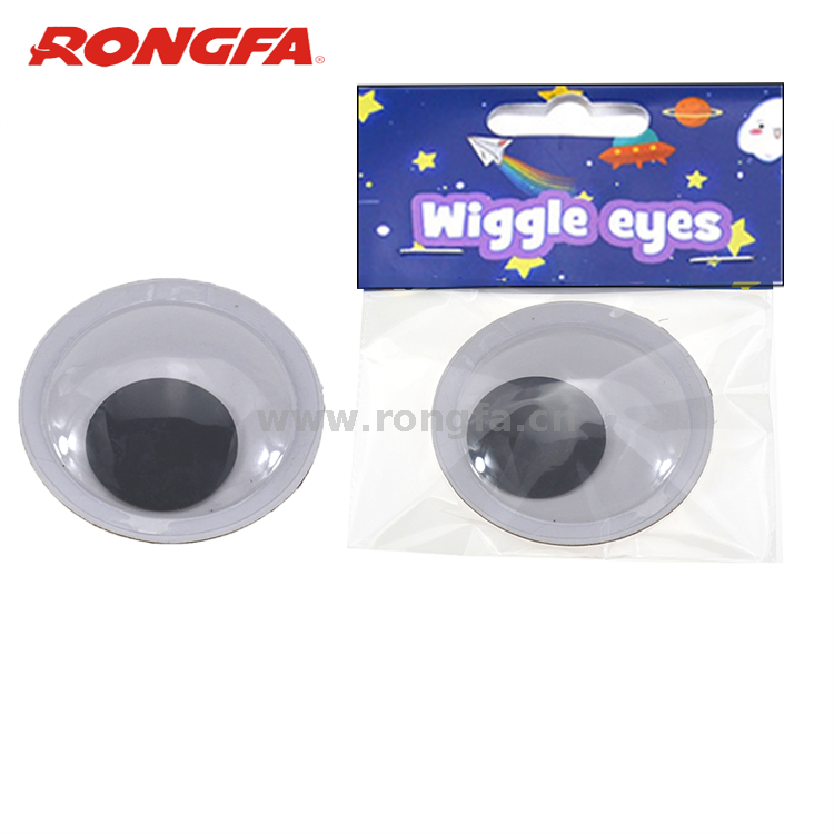 Self Adhesive Huge Size Flroescent Wiggly Eyes 2pcs PACK Moving Eyes