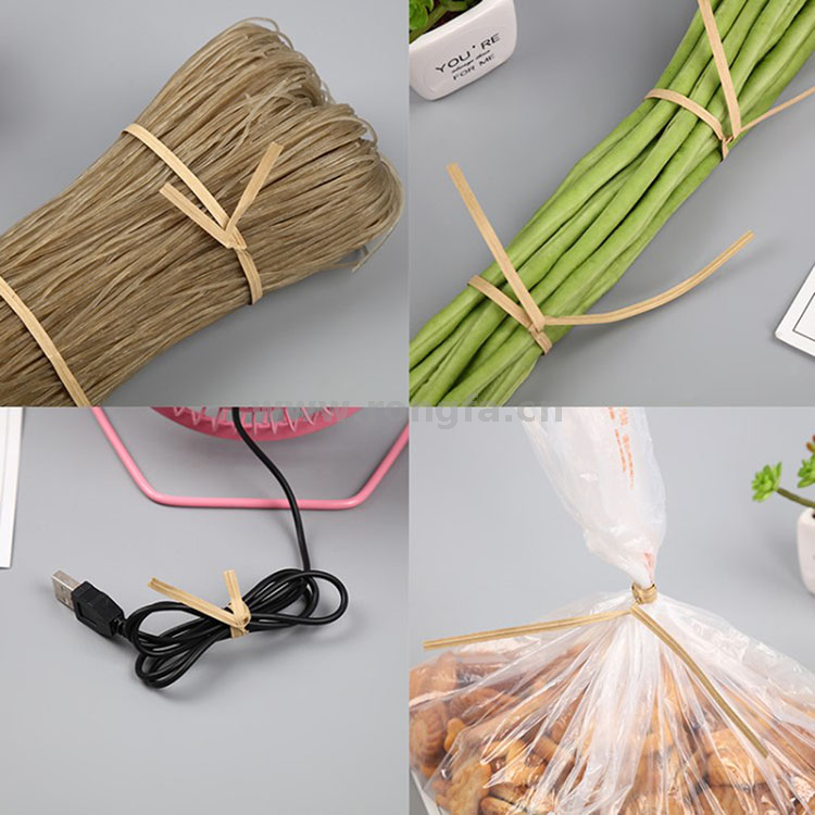 Pre-cut Biodegradable Natural Paper Bind Twist Ties